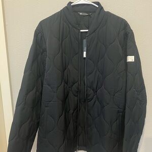 Travis Mathew Black Quilted Puffer Jacket NWT